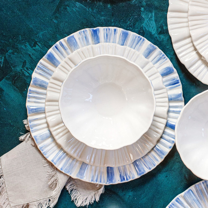 Bari Stoneware Appetizer Plate