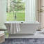 Baignoire de trempage autoportante en acrylique 67 po. X 31 po.-88388597