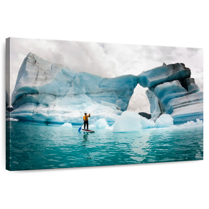 Sireci Winter Standup Paddleboarding, 16" H x 24" W