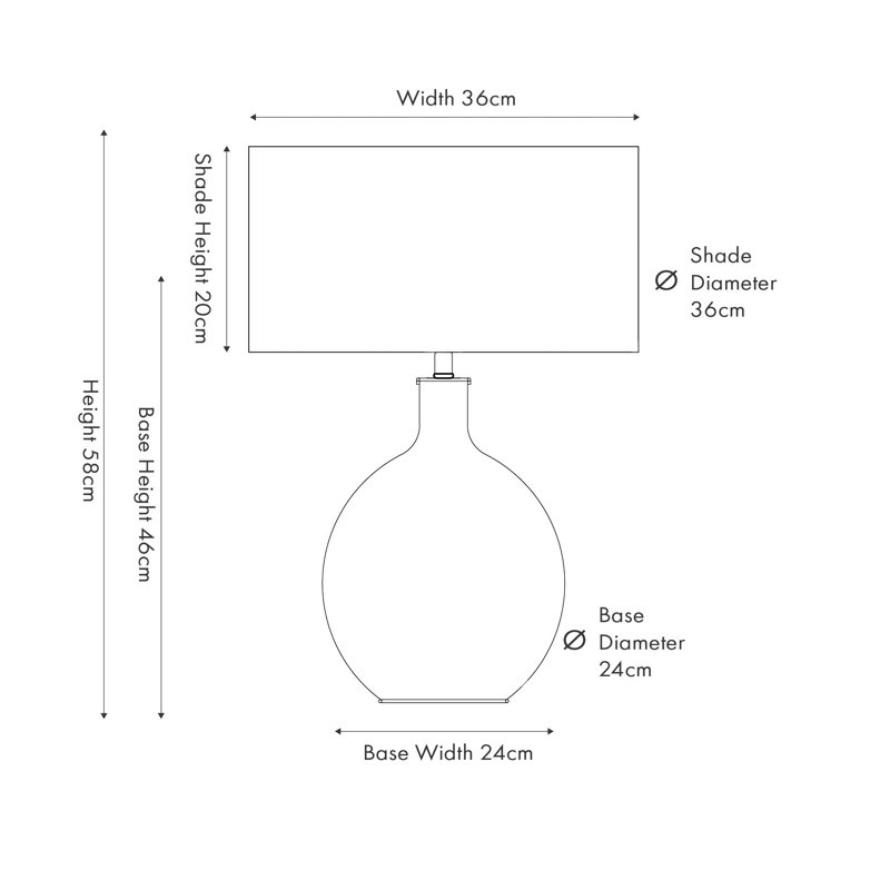 Faolan Wicker/Rattan Table Lamp