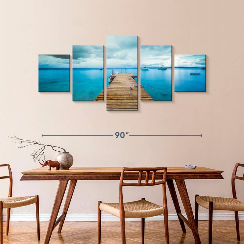 Bonaire Dock, 42" H x 92" W