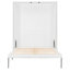 Grands lits rotatifs peu encombrants, conception moderne en bois MDF pour les petites maisons