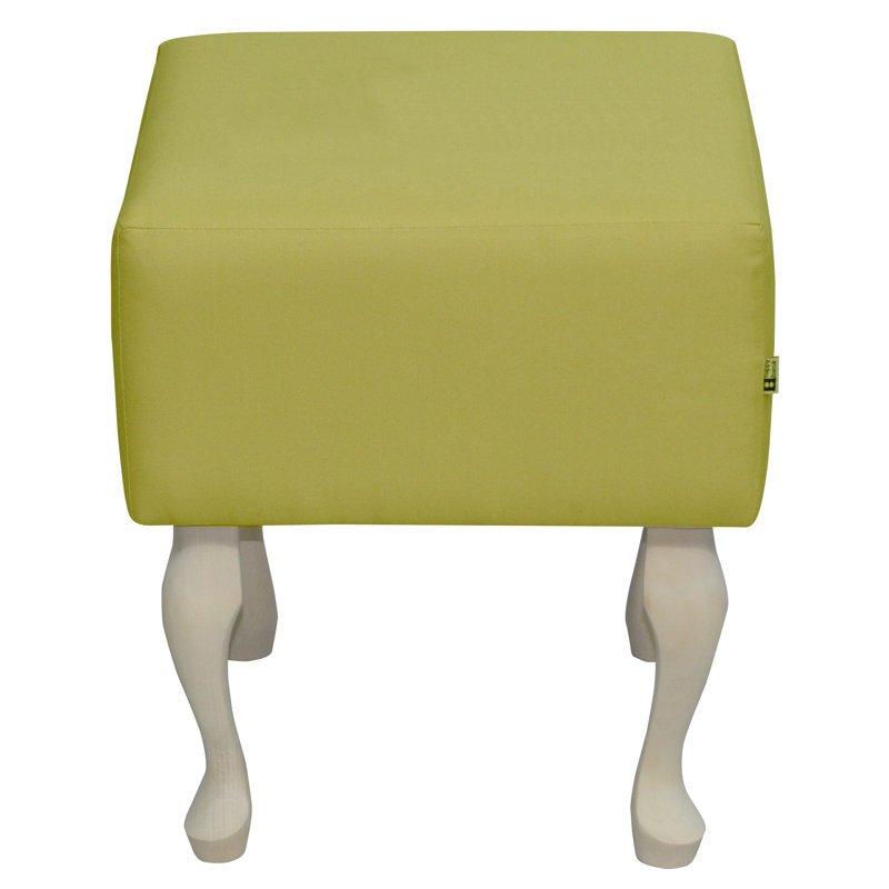 Solid + Manufactured Wood Accent Stool, Lime