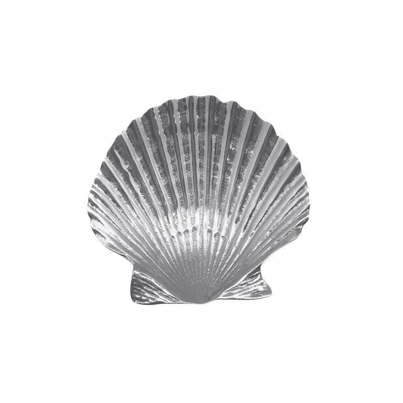 Plat à feston festonné, Argent argent