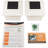 White Solar Powered Integrated LED Fence Post Cap Light Pack
