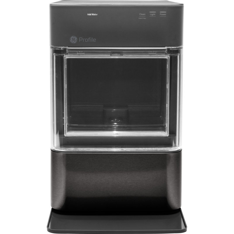 Black Stainless Steel Portable Nugget Ice Maker with WiFi