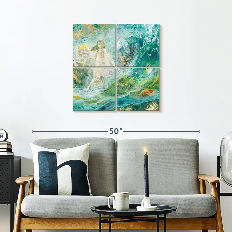 Kelan Wave Walker, 26" H x 26" W