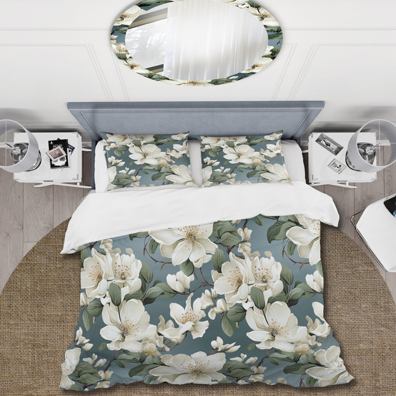 Ensemble de housse de couette Pickels, Housse de couette pour grand lit et 2 taies décor