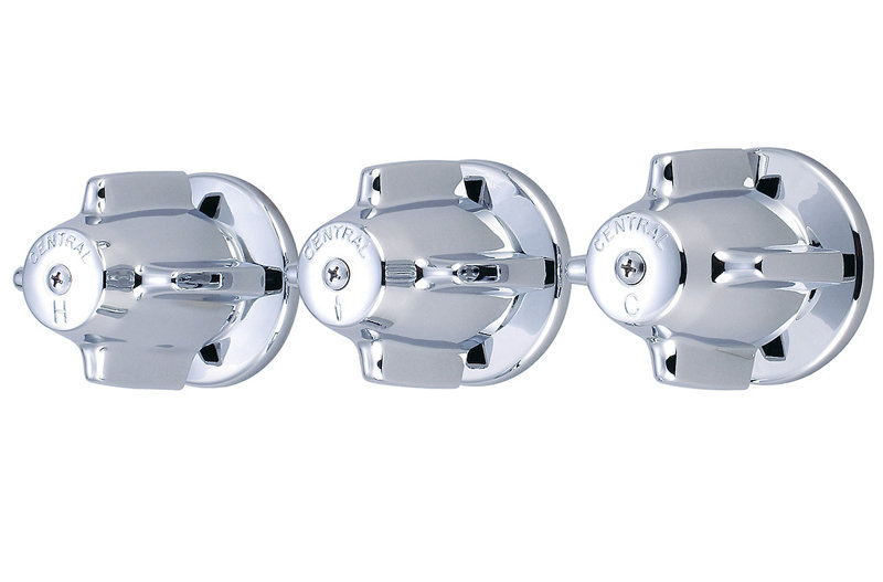 3 Handle Wall Valve Set