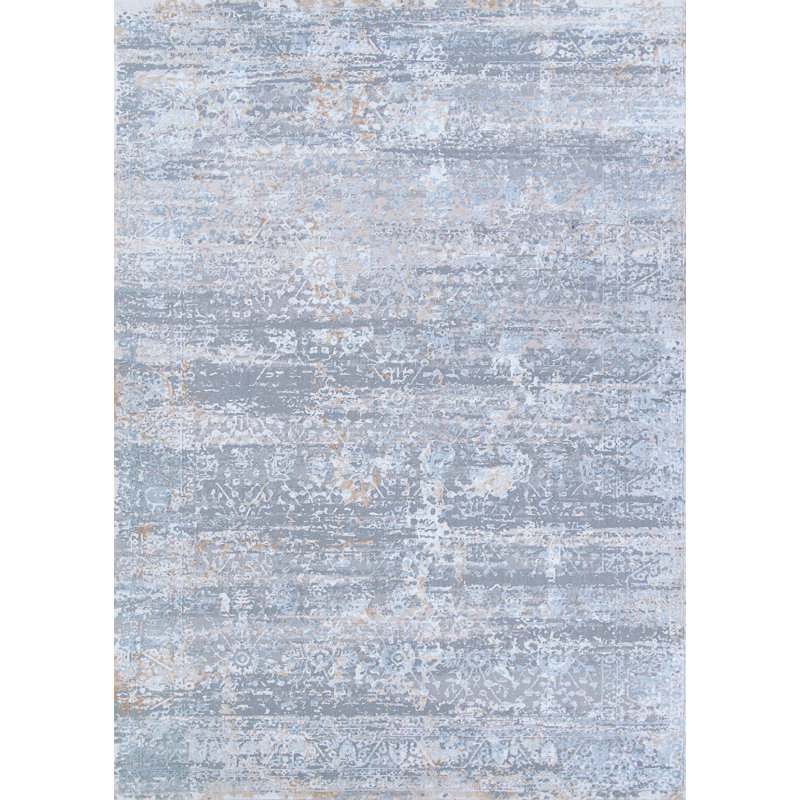 Tapis décoratif gris jahiem, Rectangle 2 pi x 3 pi 11 po