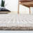 Gaviota Ardme Hand Tufted Wool/Cotton Striped Rug in Ivory/Light Brown-1107342517