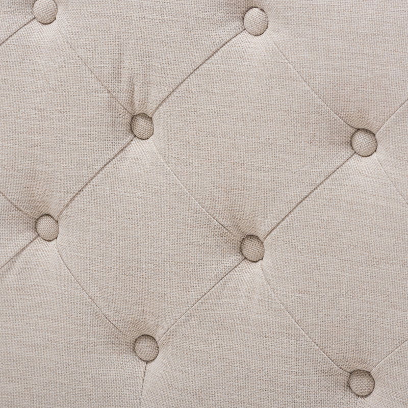 Lit de jour Tangier, Double, Beige clair, Lit gigogne inclus