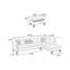 Ensemble de canapés modulaires 3 pièces Hesperus