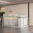 94.5'' W L-Shaped Reception Desk With LED Lights