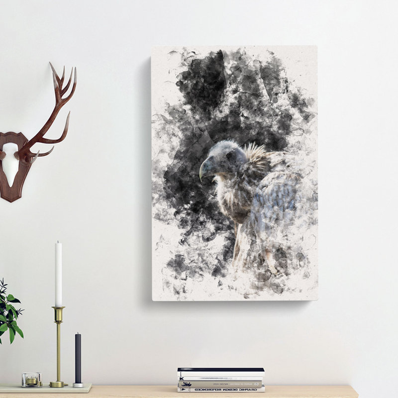 Vulture Bird - Wrapped Canvas, 60cm H x 40cm W x 3cm D