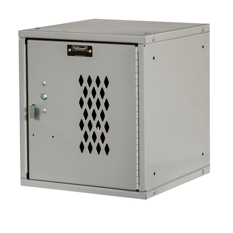 Casier large 1 niveau 1 Cubix, Gris clair