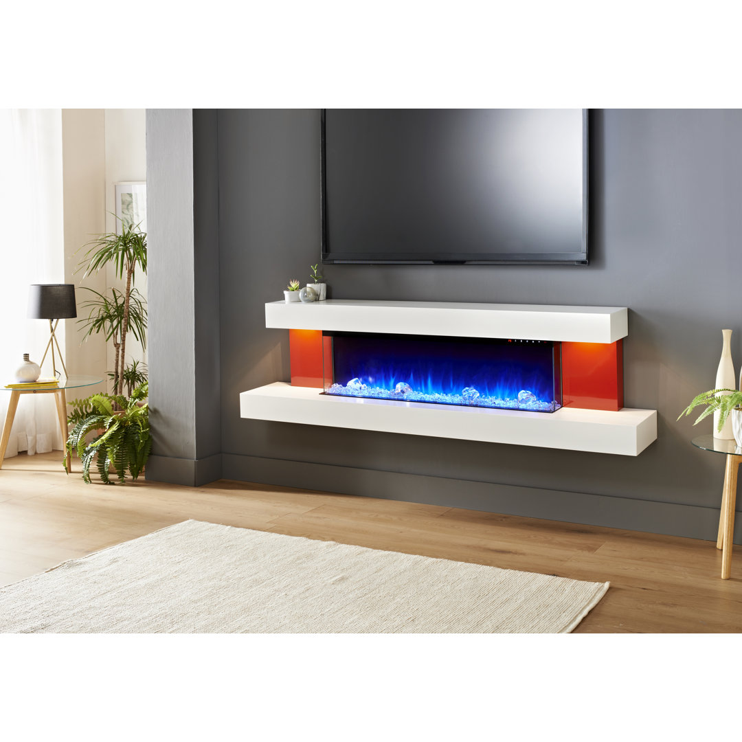 Almeria Wall Mounted Electric Fire Suite