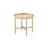 End Table With Round Tray-Style Tabletop
