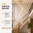 10-Light Gold Crystal Dimmable LED Large Staircase Pendant Light with Remote and App Control