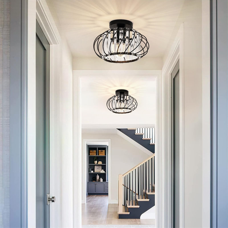 Akman Crystal Flush Mount