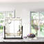 Miroir grossissant avec commode en métal-1709409274