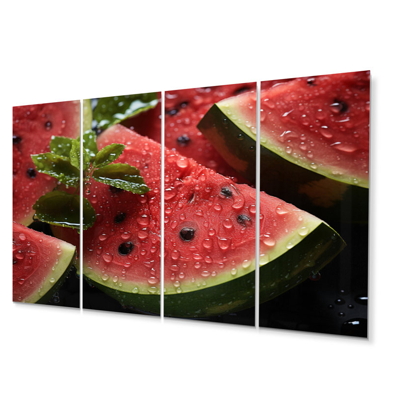 Modern Food & Beverage Wall Decor on Metal