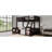Space-saving Twin Xl Over Queen Bunk Beds, Durable Wood, Modern Espresso Finish
