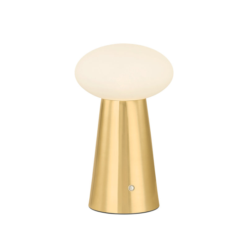 Cashel Rechargeable Table Lamp in Aged Brass
