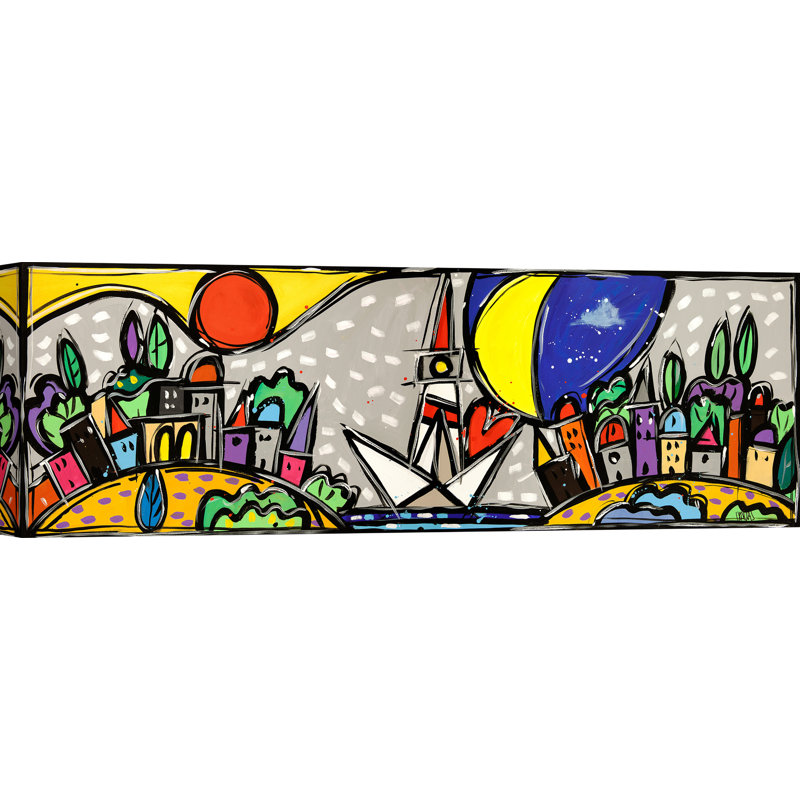 4WA7433 Wrapped Canvas Print, 35cm H x 100cm W