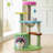 4 Tiers Cat Tree with Condons,Perch,Scratching Posts