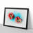 Two Red Bell Peppers in Abstract - Picture Frame Graphic Art Print-55777547-55777549