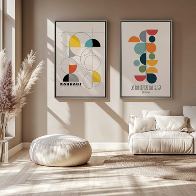 Bauhaus, ensemble de 2 couleurs printanières