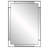 Metal Flat Wall Mirror