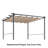 Aoodor Pergola Replacement Canopy-114884131-114884128