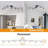 21'' 8 -Light Swing Arm Track Track Kit with Dimmable and Adjustable Head-73150330