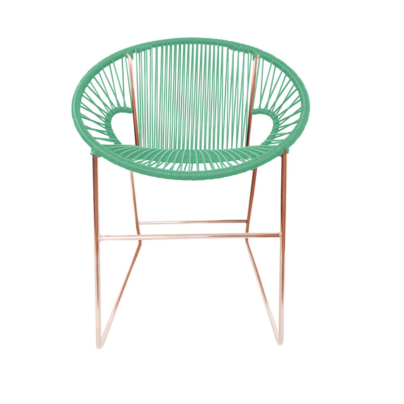 Chaise de patio Puerto, Menthe / cuivre