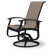 Chaise de patio pivotante Askar