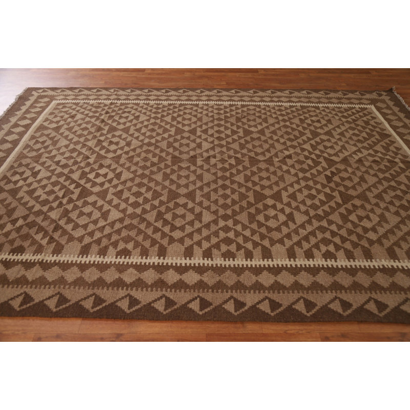 Geometric Kilim Oriental Area Rug 7x10