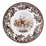 Spode Woodland Am.Wildlife Dinner Plate 10.5" Elk