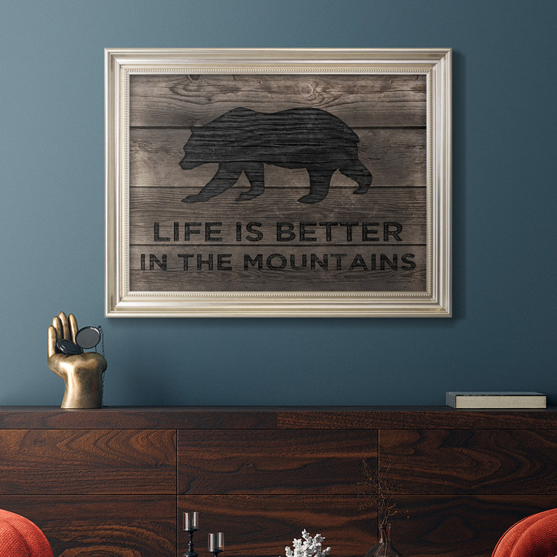 Better In The Mountains Better In The Mountains - Reproduction de photo sur toile, L 25 po x H 21 po