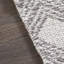 Pasha Geometric Hand-Woven Flatweave Charcoal/Ivory Area Rug-25809808