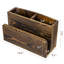 Porte-ustensiles en bois massif