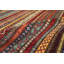 Aryana Wool Striped Area Rug in Red