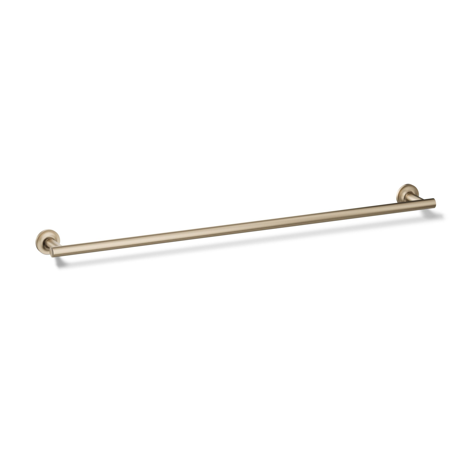 Purist 30" Wall Mounted Towel Bar, Vibrant Brushed Bronze, 1.88" H x 30" L x 3.25" D