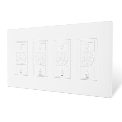 Carro Home Smart Switch, Fan Speed Control And Light On/off Switch Works With Amazon Alexa, Google Home, And Siri Shortcut, Universal Wifi Fan & Light Controller.