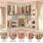 Selestina 110'' Closet System with Wooden Drawers-1234567020