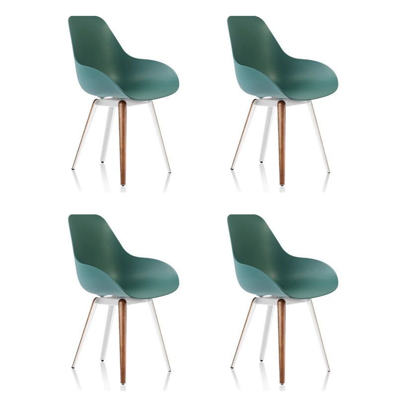 Chaise Slice - ensemble de 4 -, Bleu océan