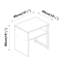 Rahki 40cm W Steel Bedside Table-1488833367-1497954846