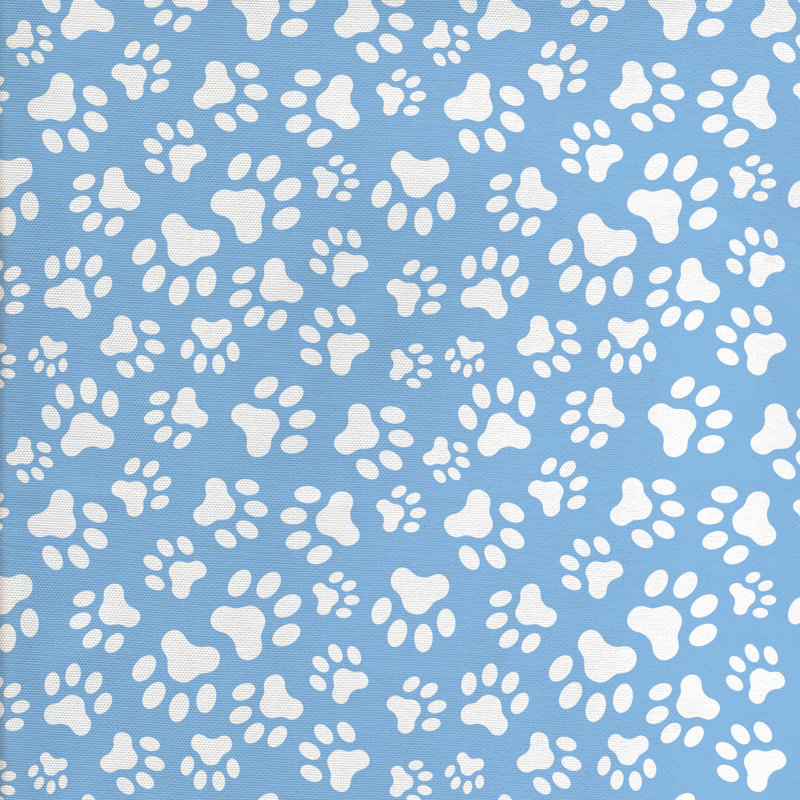 Tissu d’impression patte, l 58 po x L 108 po