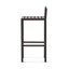  Tabourets de bar en bois, ensemble de 2, tabourets à hauteur de comptoir avec structure en métal, chaises de bar d'extérieur d'intérieur pour la cuisine, le patio ou le bar à domicile, design durable et élégant, noyer